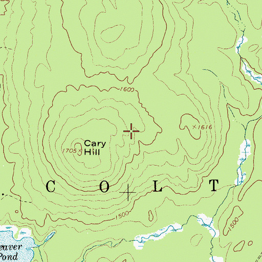 Topographic Map of Town of Colton, NY