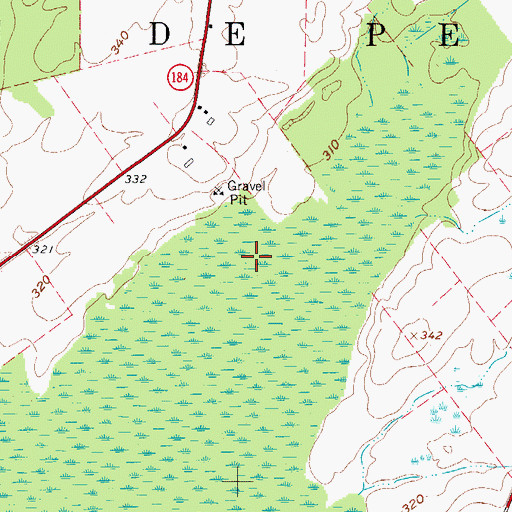 Topographic Map of Town of De Peyster, NY