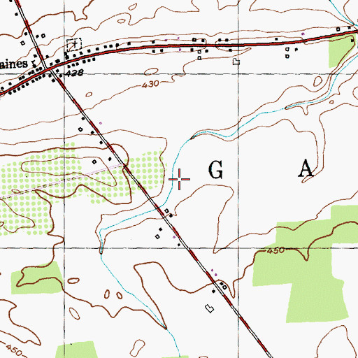 Topographic Map of Town of Gaines, NY