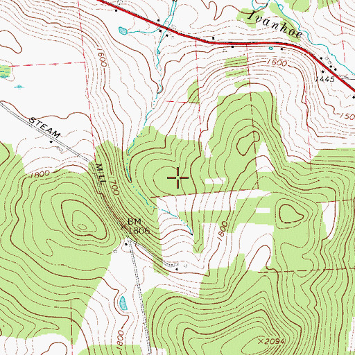 Topographic Map of Town of Masonville, NY