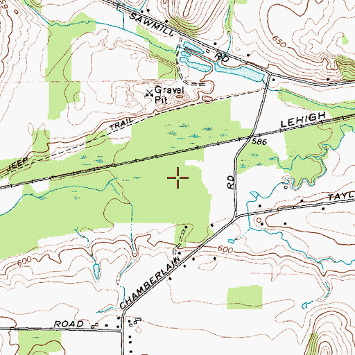 Topographic Map of Town of Mendon, NY