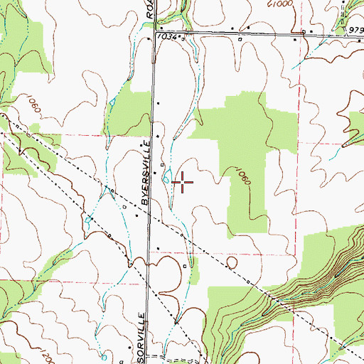 Topographic Map of Town of West Sparta, NY