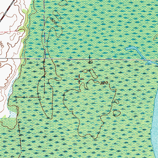 Topographic Map of Perch River State Game Management Area, NY