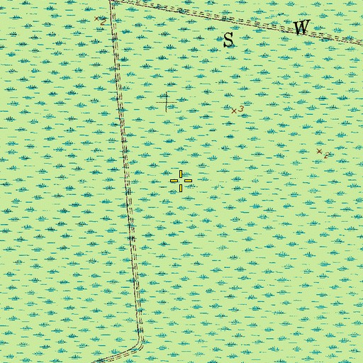 Topographic Map of Big Swamp, NC