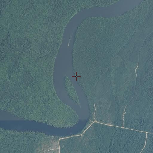 Aerial/Satellite Image of Dowry Island, NC