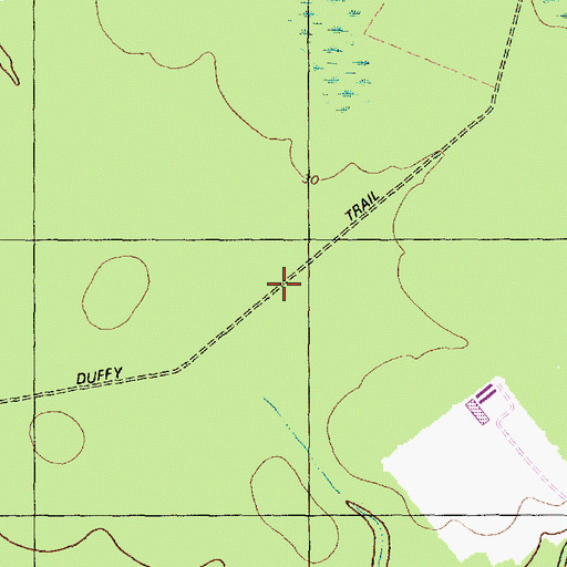 Topographic Map of Duffy Trail, NC