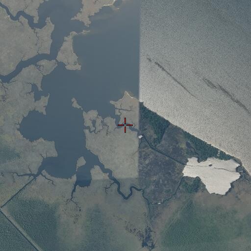 Aerial/Satellite Image of Gar Gut, NC