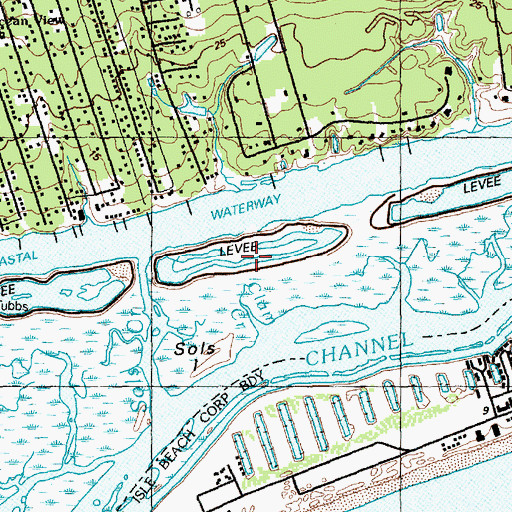 Topographic Map of Gold Mine Creek, NC