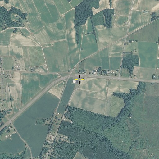 Aerial/Satellite Image of Gospel Light Church, NC