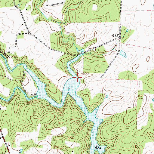 Topographic Map of Greenbrier Creek, NC