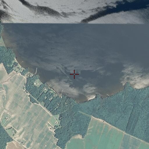 Aerial/Satellite Image of Halsey Bay, NC