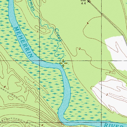 Topographic Map of Liverman Creek, NC