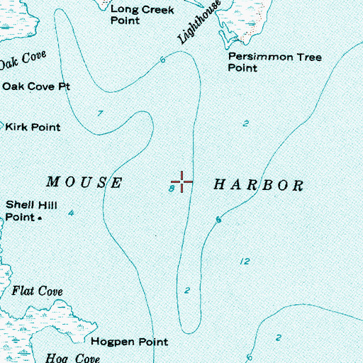Topographic Map of Mouse Harbor, NC