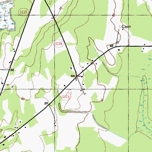 Topographic Map of Pleasant Union Church, NC