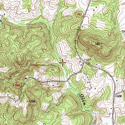 Topographic Map of Prospect Branch, NC
