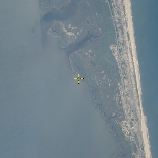 Aerial/Satellite Image of Round Hammock Bay, NC