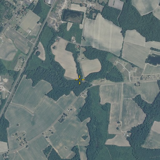 Aerial/Satellite Image of Saint Lukes Church, NC
