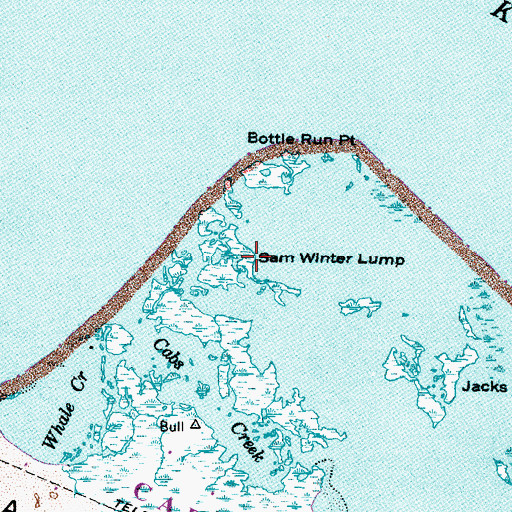Topographic Map of Sam Winter Lump, NC