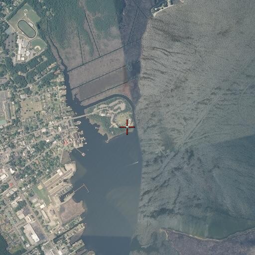 Aerial/Satellite Image of Sandy Point, NC