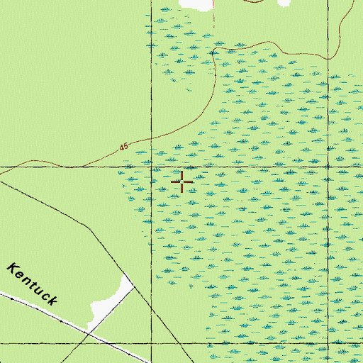 Topographic Map of Slab Run, NC
