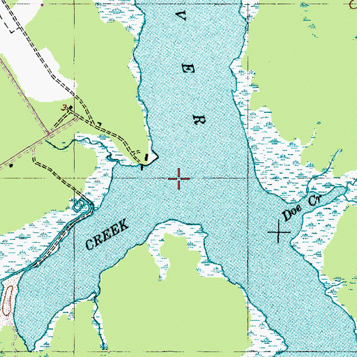 Topographic Map of Southwest Creek, NC