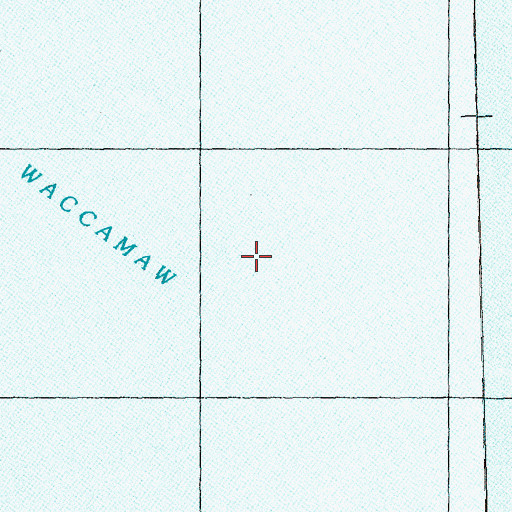 Topographic Map of Lake Waccamaw, NC