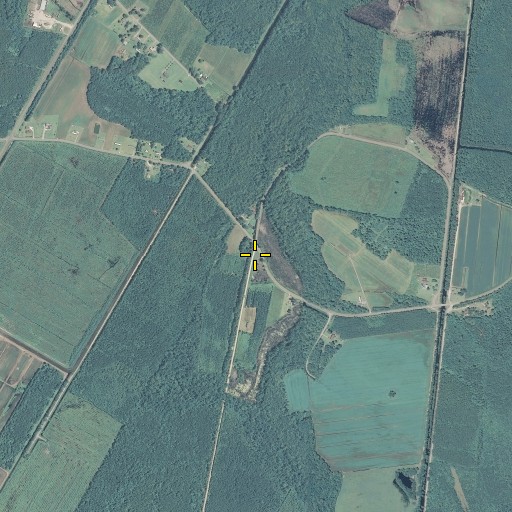 Aerial/Satellite Image of Woodleys Chapel, NC