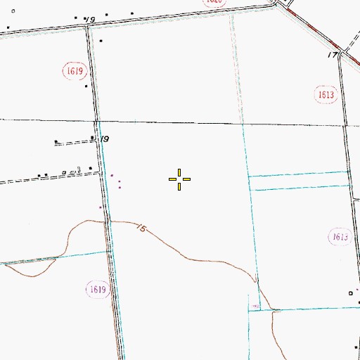 Topographic Map of Keech Airport (historical), NC