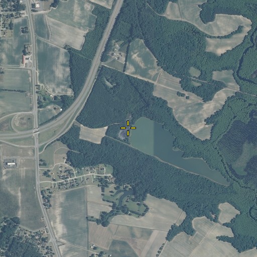 Aerial/Satellite Image of Harris Airport (historical), NC