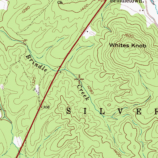 Topographic Map of Waters Lake, NC